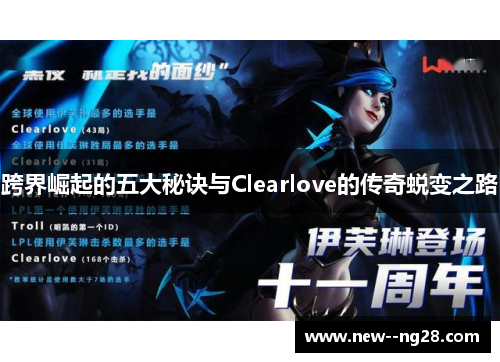 跨界崛起的五大秘诀与Clearlove的传奇蜕变之路